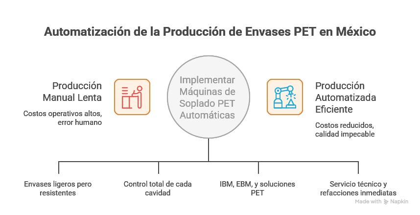 Máquinas de Soplado PET Automáticas México